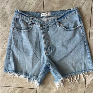 Abercrombie & Fitch Light Blue Jean Shorts